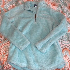 womens charles river apparel pullover sherpa size small